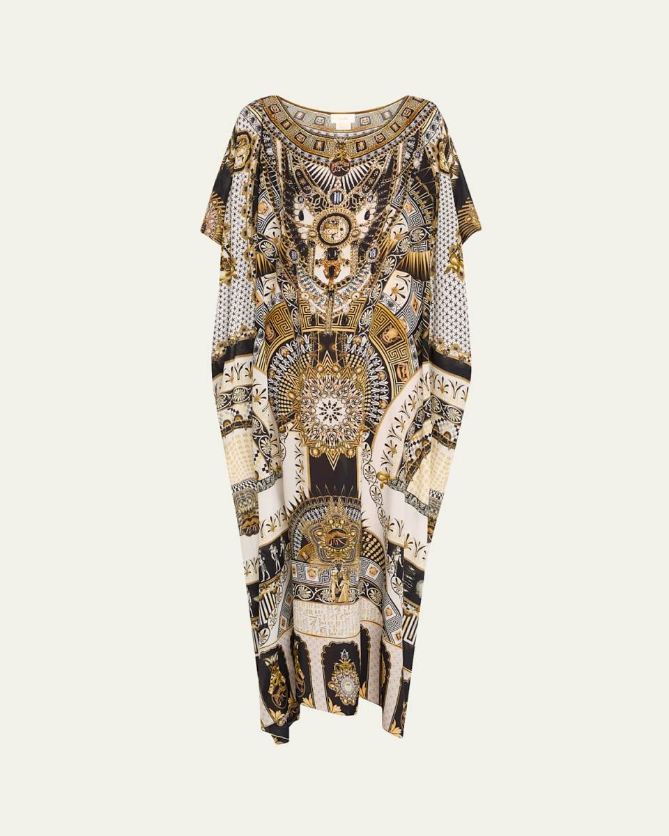 Temples of Dendara Round-Neck Kaftan